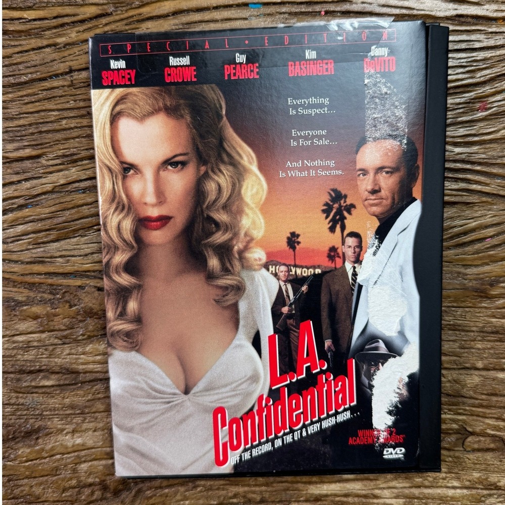 L.A. Confidential DVD Special Edition 1998 Neo-Noir Crime Thriller Kevin Spacey